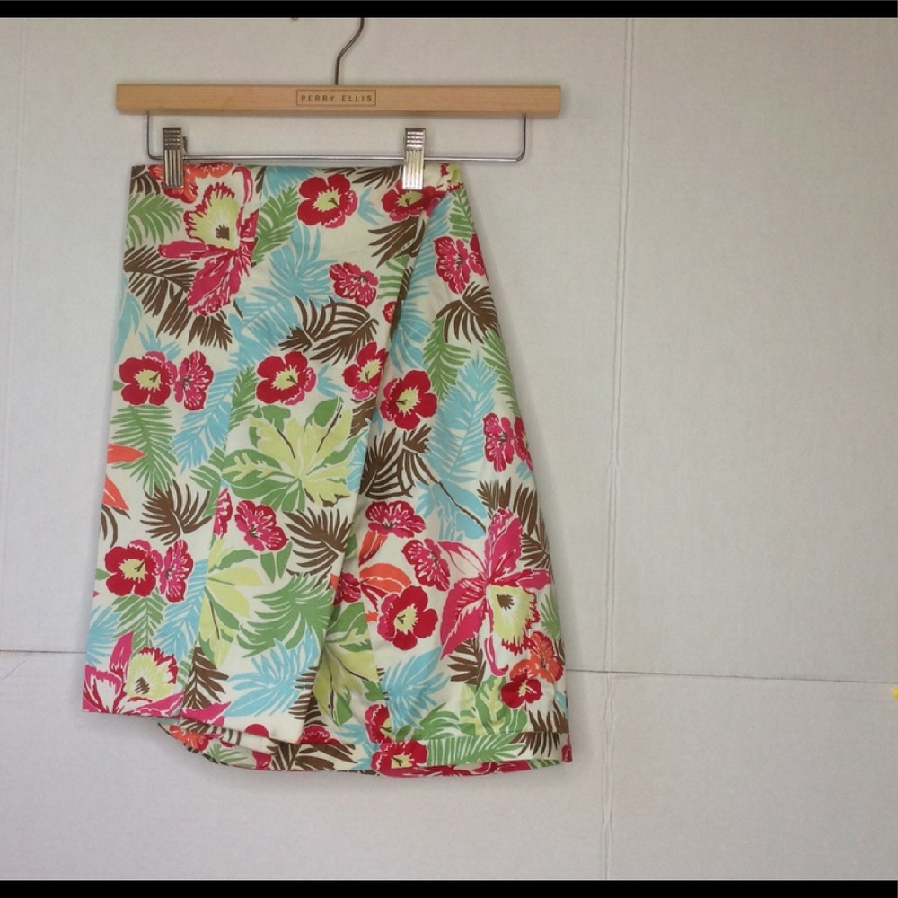 Brooks Brothers Floral Pants 346 Hibiscus Cotton